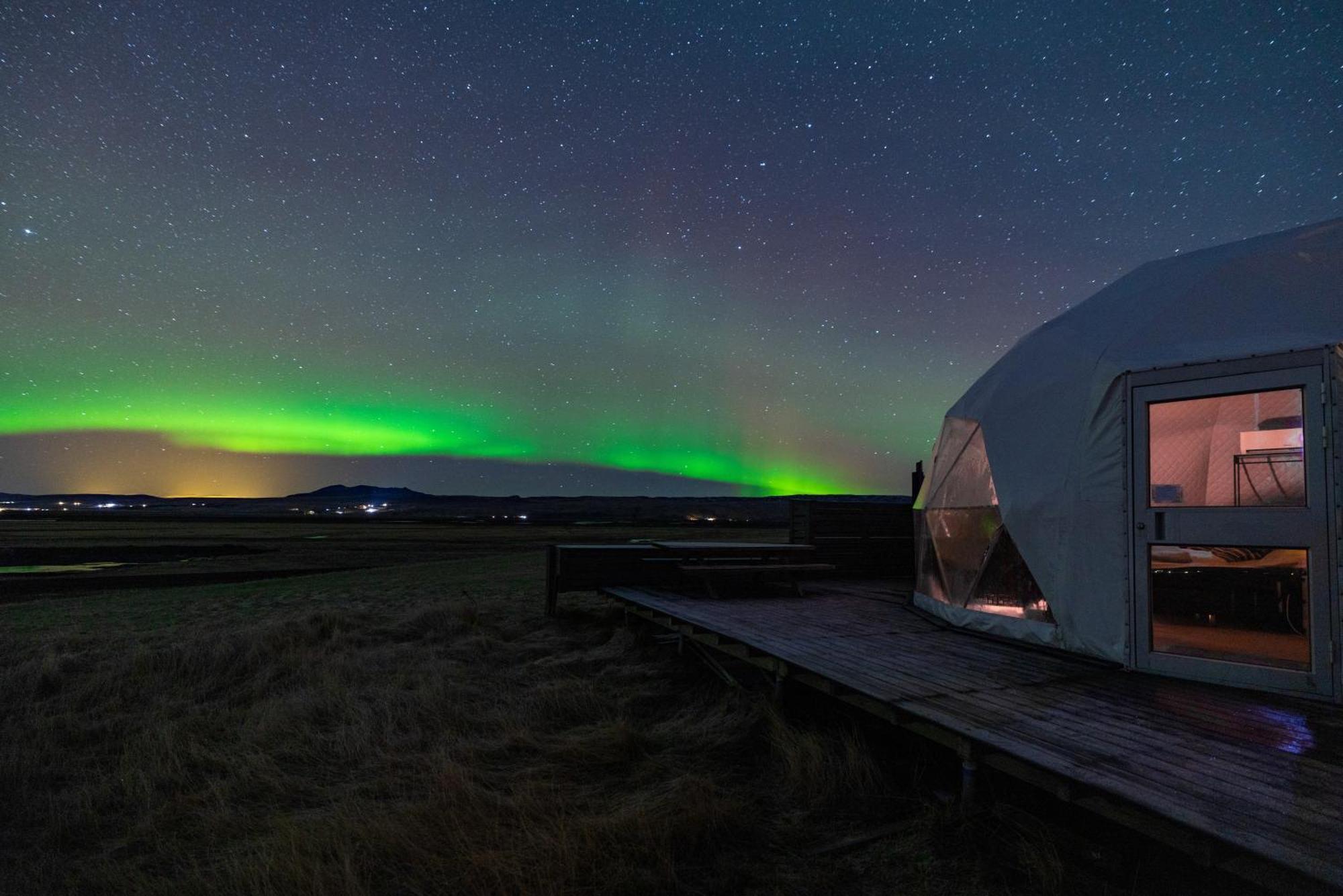Aurora Dome - South Coast Iceland Hvolsvöllur Esterno foto